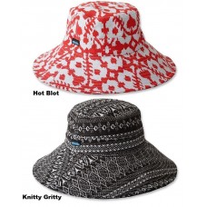 Mujer&apos;s KAVU Mary Lou Sun Hat Cotton Canvas Bucket w/ Sweatband Small OR Large  eb-12775714